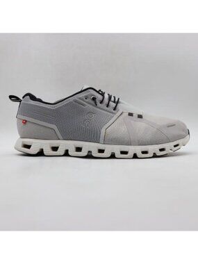 On Running Cloud 5 Waterproof Men's Size 13 Grey Silver Athletic Sneakers